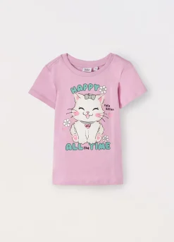 Blukids T-shirt in jersey di puro cotone bambina- T-shirt