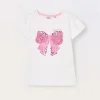 Blukids T-shirt in jersey di puro cotone bambina- T-shirt