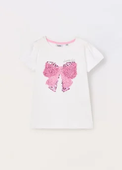 Blukids T-shirt in jersey di puro cotone bambina- T-shirt