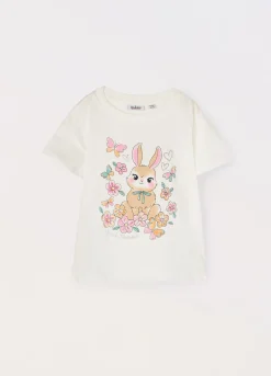 Blukids T-shirt in jersey di puro cotone bambina- T-shirt