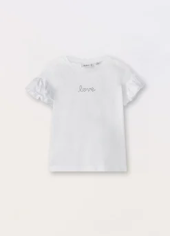 Blukids T-shirt in jersey di puro cotone bambina- T-shirt
