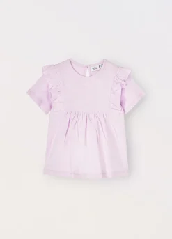 Blukids T-shirt in jersey di puro cotone neonata- T-shirt