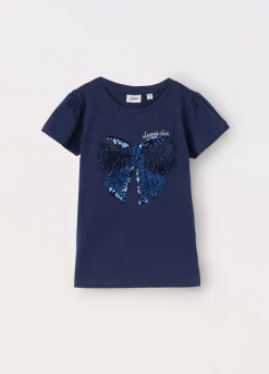 Blukids T-shirt in jersey di puro cotone bambina- T-shirt