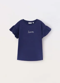 Blukids T-shirt in jersey di puro cotone bambina- T-shirt