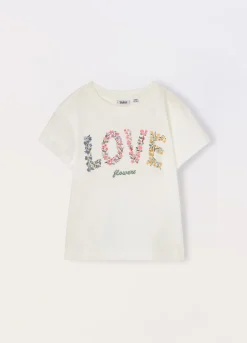 Blukids T-shirt in jersey di puro cotone bambina- T-shirt