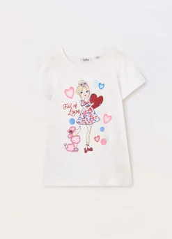 Blukids T-shirt in jersey di puro cotone bambina- T-shirt