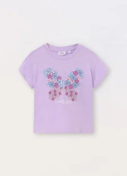 Blukids T-shirt in jersey di puro cotone bambina- T-shirt