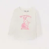 Blukids T-shirt in jersey di puro cotone neonata- T-shirt