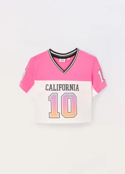 Blukids T-shirt in jersey di puro cotone ragazza- T-shirt