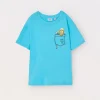 Blukids T-shirt in jersey di puro cotone bambino-Bambino T-shirt