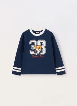 Blukids T-shirt in jersey di puro cotone bambino-Bambino T-shirt