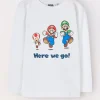 Blukids T-shirt in jersey di puro cotone bambino Super Mario-Bambino T-shirt