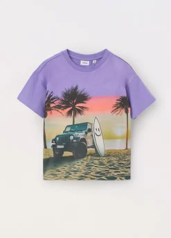 Blukids T-shirt in jersey di puro cotone bambino-Bambino T-shirt