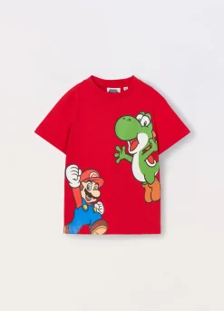 Blukids T-shirt in jersey di puro cotone bambino-Bambino T-shirt