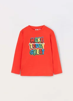 Blukids T-shirt in jersey di puro cotone bambino-Bambino T-shirt