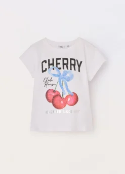 Blukids T-shirt in jersey di puro cotone ragazza- T-shirt