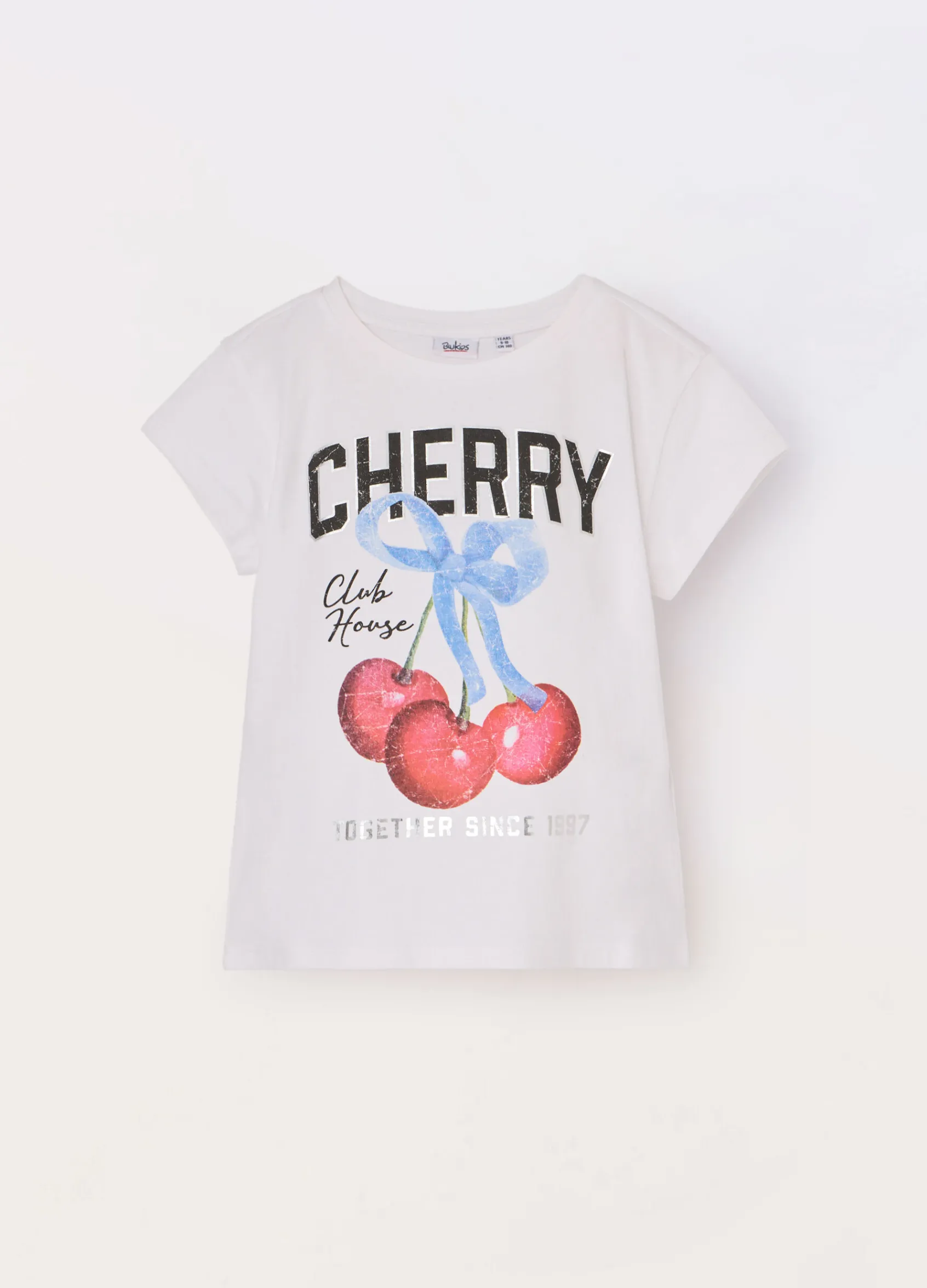 Blukids T-shirt in jersey di puro cotone ragazza- T-shirt