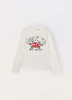 Blukids T-shirt in jersey di puro cotone ragazza- T-shirt