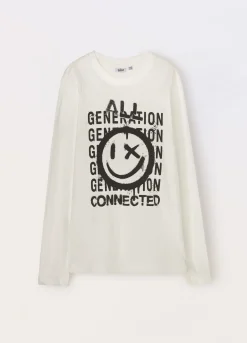Blukids T-shirt in jersey di puro cotone ragazzo- T-shirt