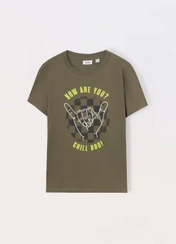 Blukids T-shirt in jersey di puro cotone ragazzo- T-shirt
