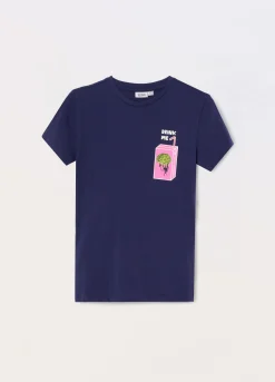 Blukids T-shirt in jersey di puro cotone ragazzo- T-shirt
