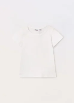 Blukids T-shirt in jersey di puro cotone neonata- T-shirt