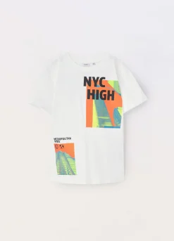 Blukids T-shirt in jersey di puro cotone ragazzo- T-shirt