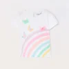 Blukids T-shirt in jersey di puro cotone neonata- T-shirt