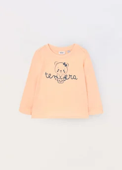 Blukids T-shirt in jersey di puro cotone neonata- T-shirt