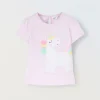 Blukids T-shirt in jersey di puro cotone neonata- T-shirt