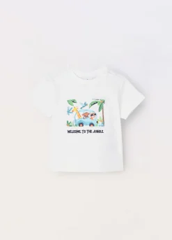 Blukids T-shirt in jersey di puro cotone neonato- T-shirt