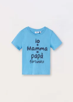 Blukids T-shirt in jersey di puro cotone neonato- T-shirt