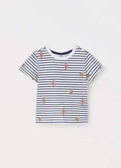 Blukids T-shirt in jersey di puro cotone neonato- T-shirt