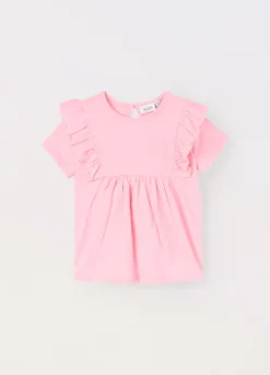 Blukids T-shirt in jersey di puro cotone neonata- T-shirt