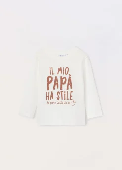 Blukids T-shirt in jersey di puro cotone neonato- T-shirt