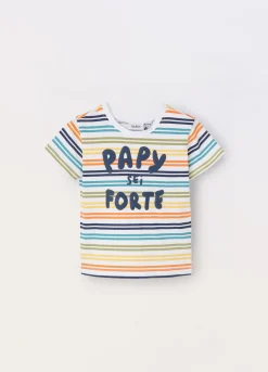 Blukids T-shirt in jersey di puro cotone neonato- T-shirt