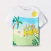 Blukids T-shirt in jersey di puro cotone neonato- T-shirt