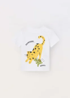 Blukids T-shirt in jersey di puro cotone neonato- T-shirt