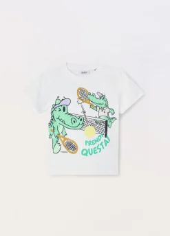 Blukids T-shirt in jersey di puro cotone neonato- T-shirt