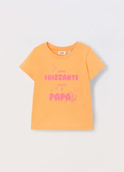 Blukids T-shirt in jersey di puro cotone neonata- T-shirt