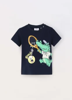 Blukids T-shirt in jersey di puro cotone neonato- T-shirt