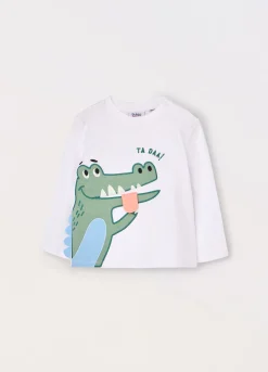 Blukids T-shirt in jersey di puro cotone neonato- T-shirt