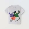 Blukids T-shirt in jersey di puro cotone neonato- T-shirt