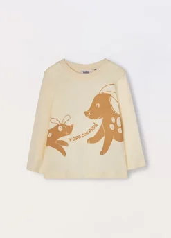 Blukids T-shirt in jersey di puro cotone neonato- T-shirt