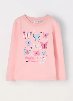 Blukids T-shirt in jersey di puro cotone bambina- T-shirt