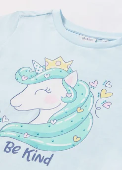 Blukids T-shirt in jersey di puro cotone bambina- T-shirt
