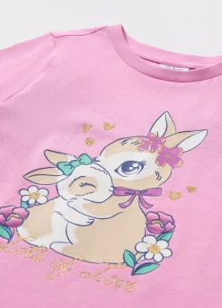 Blukids T-shirt in jersey di puro cotone bambina- T-shirt
