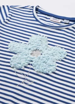 Blukids T-shirt in jersey di puro cotone bambina- T-shirt
