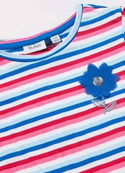 Blukids T-shirt in jersey di puro cotone bambina- T-shirt