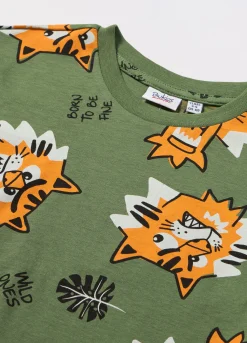 Blukids T-shirt in jersey di puro cotone bambino-Bambino T-shirt
